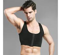 PUYYDS Maschile Tette di Controllo Ginecomastia Petto Shaper della Maglia Magliette E Camicette degli Uomini di Postura Posteriore Correttore del Corpo Shapewear Camicia di Compressione Corsetto