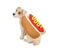 PUYYDS Pet Dress Up Costume Hot Dog A Forma di Bassotto Salsiccia Vestiti Regolabili Scaldino Divertente per Cuccioli di Cane Cat Dress Up Supplies