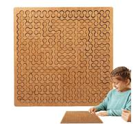 PUZILI DI LEGNO ADULTO - Blocco in legno resistente, giocattolo colorato | Set di puzzle di pensiero interattivo, esercizio cerebrale artistico, pezzo di gioco per il libero innovativo, stimolan