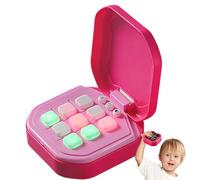 PUZLE Game bullone portatile - giocattolo console elettronica portatile per lo sviluppo del cervello | Educational Logic Challenge Toy, gioco puzzle basato su luce per l'apprendimento dei bambini, all