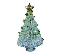 PUZYI Decorazioni Albero di Natale in Vetro, Elegante Decorazione Natalizia for la tavola, Regalo for la casa, Scintillante centrotavola for Le Feste e Ornamento for Feste. Inverno(10cm)