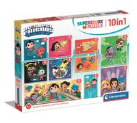 Clementoni - Puzzle Fumetti DC 10v1 - 1-39 Pezzi