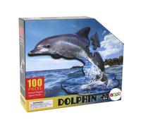Puzzle 100 pezzi con tema di delfini e animali marini