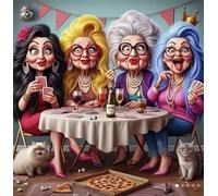 Puzzle 100 Pezzi Festa della Donna, puzzle per Adulti 100 pezzi 35x35cm, Puzzles Giochi Rilassamento e Intelligence, puzzles Classici per Gioco Familiare, Festa Aziendale, Regalo Natale