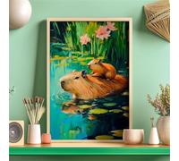 Puzzle 100 Pezzi Fiore Animale Puzzle Adulti 40 x 28 cm Giochi Rilassamento e Intelligence 100 Pezzi Puzzles per Uomini e Donne Regalo Creativo per il Relax