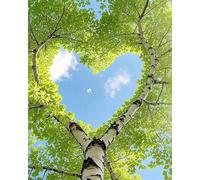 Puzzle 100 pezzi Giochi educativo e Giocattoli sfida Regalo Jigsaw puzzle classici per Adulti,DIY Puzzles Cielo dell'albero dell'amore,40x28 cm