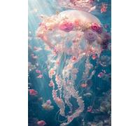 Puzzle 100 Pezzi Medusa Fiore, Gioco Educativo, Sviluppa Concentrazione, Puzzle Impossible, Puzzle per Adulti 100 Pezzi 40x28 cm