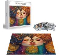 Puzzle 100 Pezzi per Adulti e Bambini Puzzle Astratto Puzzles Classiques, Donna Jigsaw Giochi Rilassamento e Intelligence, Idea Regalo Uomo e Donna, Consigliato a Partire dai 14 Anni 35x25cm D-55