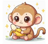 Puzzle 100 Pezzi per Adulti Scimmia Cartoni Animati Puzzle impossibile Gioco Antistress Sfida Difficile Puzzles per Adulti 100 Pezzi 35x35 cm