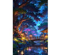 Puzzle 100 Pezzi Ponte Sul Fiume Jungle Puzzles per Adulti Impossibile Difficile Impegnativo Puzzle 100 Pezzi Classici 40 x 28 cm