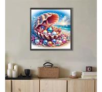 Puzzle 100 Pezzi Spiaggia delle conchiglie, puzzle per Adulti 100 pezzi 35x35cm, Puzzles Giochi Rilassamento e Intelligence, puzzles Classici per Gioco Familiare, Festa Aziendale, Regalo Natale