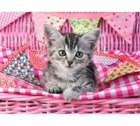 Ravensburger - Puzzles XXL Gattino Carino | Puzzle 6 Anni In Su | Puzzle 100 Pezzi Per Bambini Da 6 Anni In Su | Puzzle Bambini 36 X 49 Cm | Puzzles stitch bambina