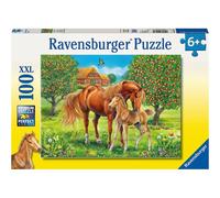 Puzzle 100 pezzi xxl Felicità del cavallo nel prato da 6 anni 1 St