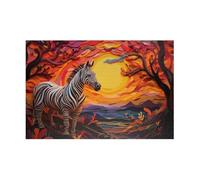 Puzzle 100 Pezzi Zebra Animale Giochi educativo e Giocattoli Sfida Puzzle Impossible Jigsaw Puzzle Classici per Adulti 40 x 28 cm 100 Pezzi Puzzle Adulti