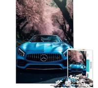 Puzzle 1000 AMG GT Sakura Forest Attività divertenti a casa Sfida difficile Gioco impossibile per e dai 14 anni in su (50x75cm)