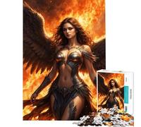 Puzzle 1000 Angelo Caduto Ribelle Difficile e Sfida Analisi e Logica Gioco Educativo Adatto a Età 14 e Oltre (38x26cm)