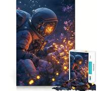 Puzzle 1000 Astronauti in un campo di luci Gioco di precisione e divertente per stimolare la mente e favorire la concentrazione Gioco artistico per compleanni (38x26cm)