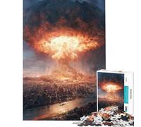 Puzzle 1000 Atomic Blast gioco educativo per sfide di gioco ottimo regalo e passatempo per le vacanze a casa (dimensioni 38x26cm)