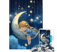 Puzzle 1000 Dormire sulla Luna - Difficile e stimolante - Analisi e logica - Gioco educativo - Adatto a partire dai 14 anni (38x26cm)