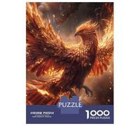 Puzzle 1000 Fire Phoenix Fairytale Puzzle Per Adolescenti Gioco Rompicapo Regali Per Donne Regali Unici Per Compleanno E Natale 38x26cm/1000pcs