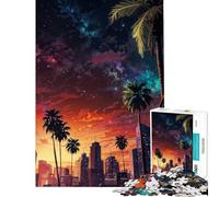 Puzzle 1000 Luci della città al crepuscolo Gioco educativo per un gioco stimolante e divertente Regalo perfetto per le vacanze a casa (Dimensioni 38x26cm)