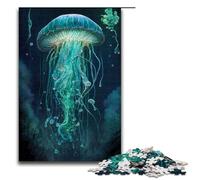 Puzzle 1000 Meduse Regno Mitico Puzzle in Legno per Bambini Famiglia Interazione Genitore Figlio 75x50cm
