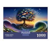 Puzzle 1000 Ocean Life Tree Artwork Puzzle Per Adulti Gioco Rompicapo Taglio Di Precisione Regali Unici Per Compleanno E Natale 70x50cm/1000pcs