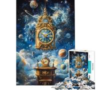 Puzzle 1000 Orologi nel Cosmo Gioco avvincente per coltivare la pazienza Gioco pratico da assemblare Ottimo regalo e giocattolo (dimensioni 75x50cm)