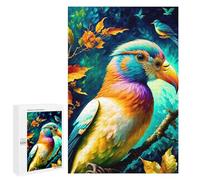 Puzzle 1000 PCS Abstract Maintain Bird, Elegant, Fantasy, Intricate, Very Attractive, Beautiful, Hyperreal Puzzle Per Adolescenti Migliora La Memoria Allena Il Cervello E Le Mani Giocattoli Avvincenti