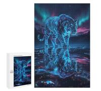 Puzzle 1000 PCS Celestial Tiger Reflection Puzzle Per Adolescenti Giochi Rilassanti Sfida Difficile Regali Unici Per Compleanno E Natale 1000 PCS