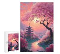 Puzzle 1000 PCS Cherry Blossom Serenity-12 Puzzle Per Adolescenti Migliorano La Memoria Difficili E Stimolanti Rompicapo Giochi Per Famiglie 1000 PCS