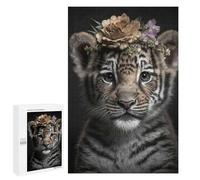 Puzzle 1000 PCS Cute Baby Fluffy Tiger Puzzle Per Adolescenti Giochi Rilassanti Sfida Difficile Regali Unici Per Compleanno E Natale 1000 PCS