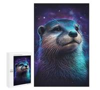 Puzzle 1000 PCS Galactic Otter Portrait -5 Puzzle Per Adulti Puzzle Regalo Di Compleanno Difficile E Sfida Gioco Impegnativo Regali 1000 PCS