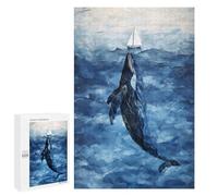 Puzzle 1000 PCS Jonah And The Whale Puzzle Per Adolescenti Giochi Rilassanti Sfida Difficile Regali Unici Per Compleanno E Natale 1000 PCS