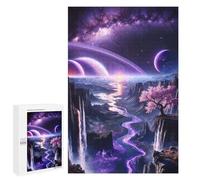 Puzzle 1000 PCS per Adolescenti Ametista River Canyon Puzzle Giochi Famiglia Assemblaggio Modelli Compleanno E Natale 1000 PCS