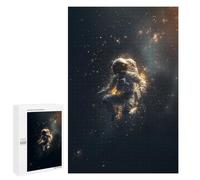 Puzzle 1000 PCS Per Adolescenti Astronaut Floating in Space -2 Puzzle Per Adulti Che Migliorano La Memoria Difficili E Stimolanti Regali Di Natale E Compleanno 1000 PCS