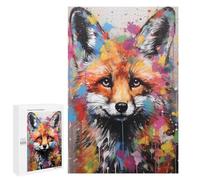 Puzzle 1000 PCS Per Adolescenti Banksy Fox Graffiti Art Puzzle Per Adulti Giocattoli Fai Da Te Ma Divertenti E Umoristici Sfida Educativa 1000 PCS