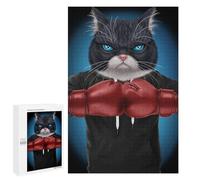 Puzzle 1000 PCS per Adolescenti Boxer Tuxedo Cat Puzzle Giochi Famiglia Assemblaggio Modelli Compleanno E Natale 1000 PCS