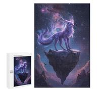 Puzzle 1000 PCS Per Adolescenti Celestial Fox on Floating Island Puzzle Per Adulti Giocattoli Antistress Decorazione Perfetta Regali Per La Riduzione Dello Stress 1000 PCS