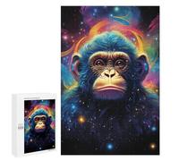 Puzzle 1000 PCS Per Adolescenti Cosmic Monkey Art Print Puzzle Per Adulti Puzzle Migliorano La Memoria Sfida Educativa Regali Unici Per Compleanno 1000 PCS