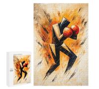 Puzzle 1000 PCS Per Adolescenti Cubist Abstract Boxer in Explosive Action Painting Puzzle Per Adulti Giochi Rilassanti Decorazione Per La Casa Regali Unici Per Compleanno E Natale 1000 PCS