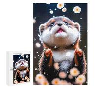Puzzle 1000 PCS Per Adolescenti Cute Otter Puzzle Per Adulti Che Migliorano La Memoria Difficili E Stimolanti Regali Di Natale E Compleanno 1000 PCS