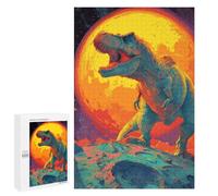 Puzzle 1000 PCS Per Adolescenti Dinosaur on Planet Puzzle Per Adolescenti, Ma Divertenti E Umoristici, Sfida Educativa, Gioco Intellettuale 1000 PCS