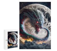 Puzzle 1000 PCS Per Adolescenti Dragon Moon Rising -1 Puzzle Per Adulti Giochi Rilassanti Perfetto Per Decorare E Regalare A Tutta La Famiglia 1000 PCS