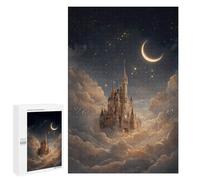 Puzzle 1000 PCS Per Adolescenti Enchanted Castle in The Sky Puzzle Per Adulti Puzzle Migliora La Memoria Sfida Educativa Riduzione Dello Stress Regali 1000 PCS