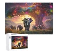 Puzzle 1000 PCS Per Adolescenti Enchanted Elephant Gathering Puzzle Per Adulti Giochi Rilassanti Perfetto Per Decorare E Regalare A Tutta La Famiglia 1000 PCS