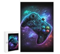 Puzzle 1000 PCS Per Adolescenti Galactic Gaming Controller Art -7 Puzzle Per Adulti Che Migliorano La Memoria Difficili E Stimolanti Regali Di Natale E Compleanno 1000 PCS