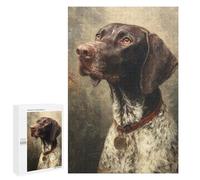 Puzzle 1000 PCS Per Adolescenti German Shorthaired Pointer Painting-3 Puzzle Per Adulti Puzzle Migliorano La Memoria Sfida Educativa Regali Unici Per Compleanno 1000 PCS