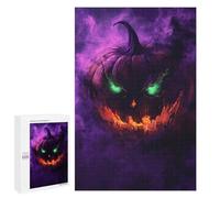 Puzzle 1000 PCS Per Adolescenti Halloween Pumpkin Horror Artwork Puzzle Per Adolescenti Migliora La Memoria Difficile Da Completare Divertimento in Famiglia E Serata Di Giochi 1000 PCS