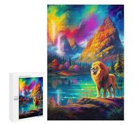 Puzzle 1000 PCS Per Adolescenti Rainbow Mountain Lion Serenity Puzzle Per Adulti Giochi Rilassanti Perfetto Per Decorare E Regalare A Tutta La Famiglia 1000 PCS